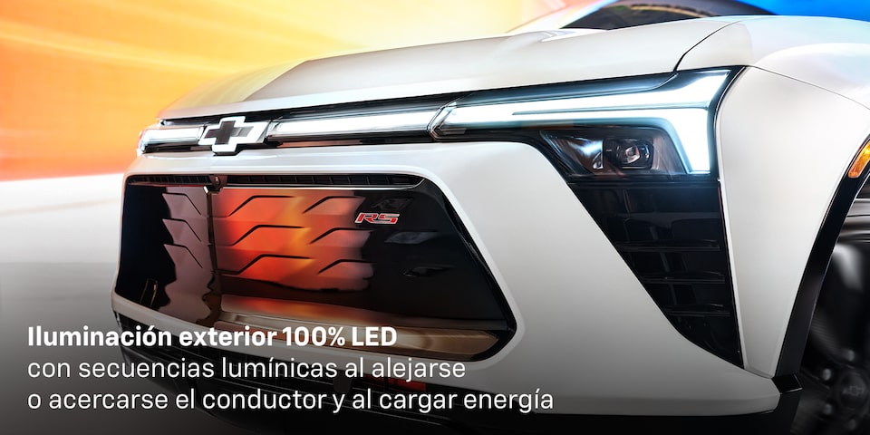 Nueva Chevrolet Blazer EV 2025 con iluminación LED con animación coreografiada