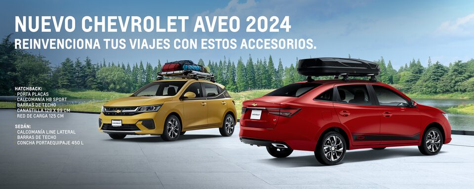 Accesorios Aveo Sedan 2024